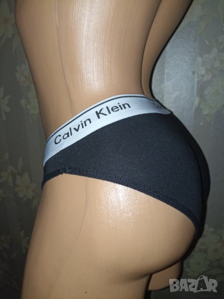 Calvin Klein S-M-Памучни черни бикини , снимка 1