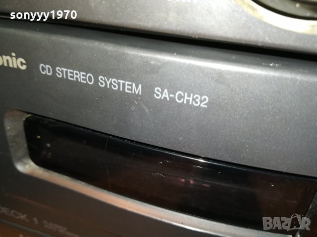 PANASONIC SA-CH32 REVERSE DECK/TUNER/AMPLI/CD 0910212105, снимка 10 - Аудиосистеми - 34407807