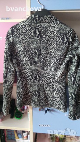 Сако със змийски принт Bobo Zander, снимка 2 - Сака - 34875588