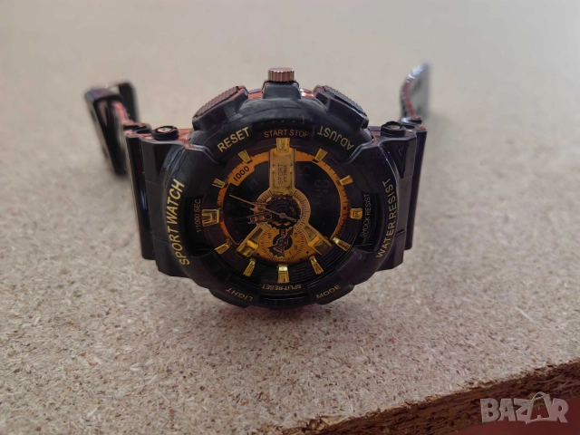 Водоустойчив спортен часовник с LED дисплей SPORT WATCH, снимка 5 - Мъжки - 51603005