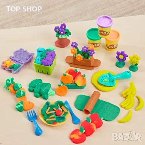 Детски комплект Play-Doh градина цветя пластелин играчка игра дете, снимка 5 - Конструктори - 49307261
