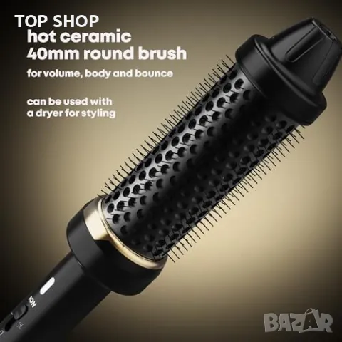 Нова Професионална Четка за Обем и Блясък с Ергономичен Дизайн, снимка 2 - Тримери - 49249493