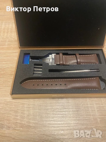 Кожени каишки за часовник размер - 22, снимка 3 - Каишки за часовници - 50705196