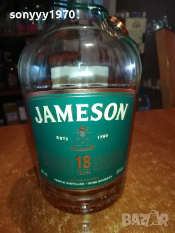 JAMESON 18-СТЪКЛЕНО ПРАЗНО ШИШЕ ЗА КОЛЕКЦИЯ 0303250955, снимка 3 - Колекции - 49341654