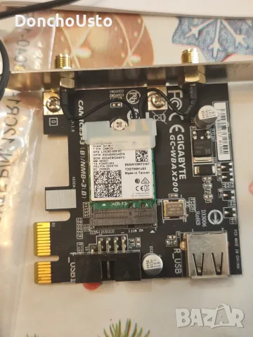 Безжична карта AORUS GC-WBAX200, снимка 6 - Мрежови адаптери - 56074180