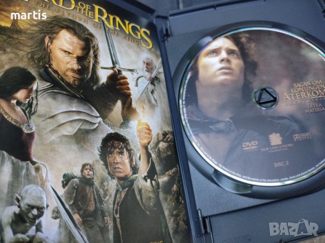 Завръщането на Краля, Властелинът на пръстените.Без Бг.суб, снимка 1 - DVD филми - 37276592