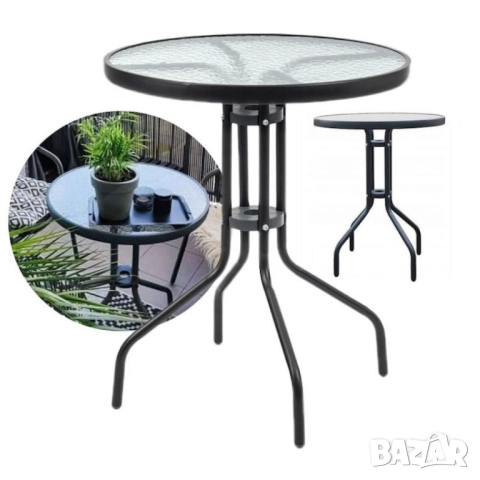 Maca Muhler 60xH74cm, стъклен плот, снимка 5 - Други стоки за дома - 52137358