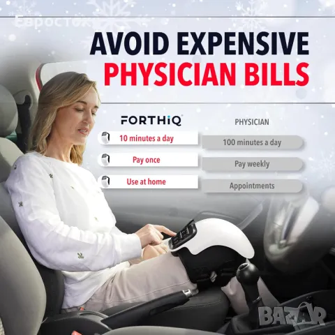 Интелигентен масажор за коляно FORTHiQ FQ-ST 1101 с топлина, червена светлина и масажна терапия, снимка 8 - Масажори - 48348264