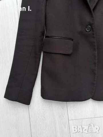 Елегантно черно сако Massimo Dutti, снимка 2 - Сака - 55943081
