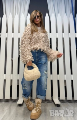 само днес арт пуловер Радис, снимка 2 - Блузи с дълъг ръкав и пуловери - 52500867