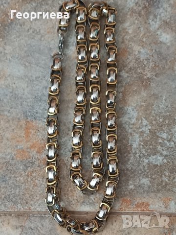 Стоманен ланец , снимка 5 - Колиета, медальони, синджири - 42926655