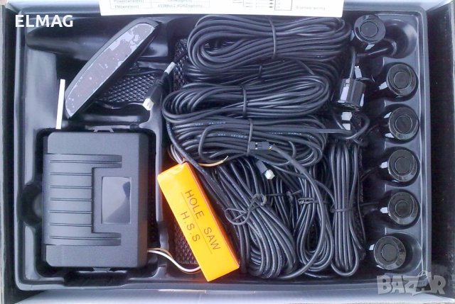 ПАРКТРОНИК с 8 ДАТЧИКА И LED ДИСПЛЕЙ и ЗВУКОВА СИГНАЛИЗАЦИЯ, снимка 4 - Аксесоари и консумативи - 31380781