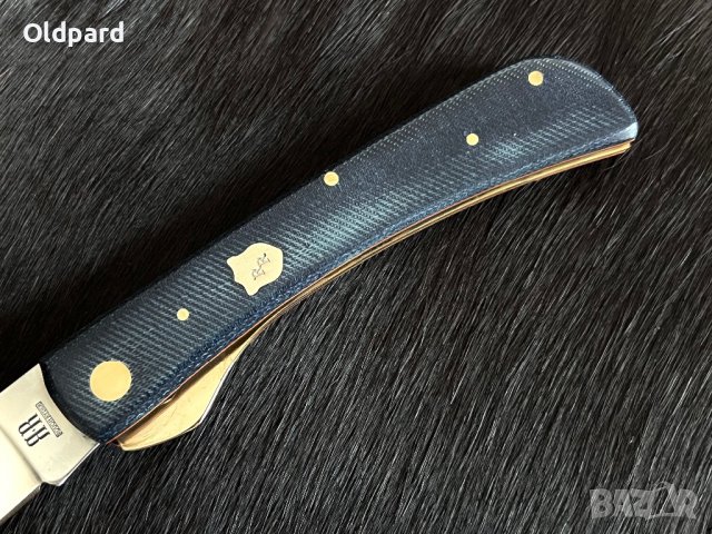 Сгъваем джобен нож RR Denim Micarta Work Knife. (RR2347), снимка 6 - Ножове - 42874550