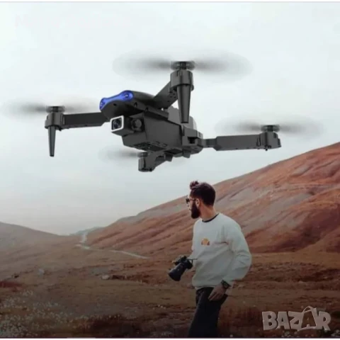 Дрон с две камери DUAL 4K CAMERAS, снимка 7 - Дронове и аксесоари - 51020576