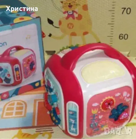 Мултифункционален музикален и образователен детски куб / Език: Английски, снимка 1