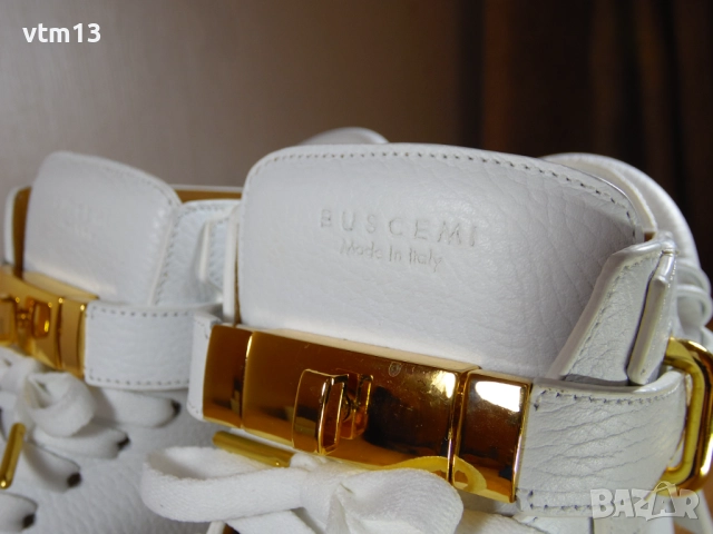 Buscemi 100мм Gold Clasp - 40 номер Оригинални! Made in Italy, снимка 5 - Кецове - 52826769
