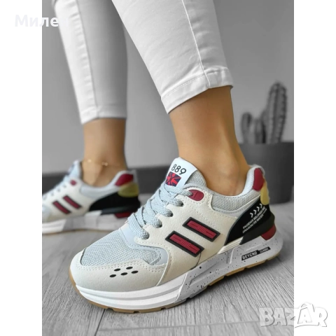 Дамски маратонки от еко кожа , снимка 2 - Маратонки - 49530910