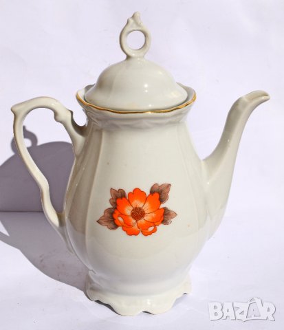  Стар български порцелан каничка латиера , снимка 2 - Сервизи - 38389109