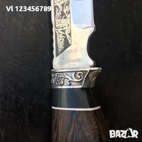 Великолепен нож ОРЕЛ - Стомана 65Х13; размер 145Х275, снимка 4 - Ножове - 50669690