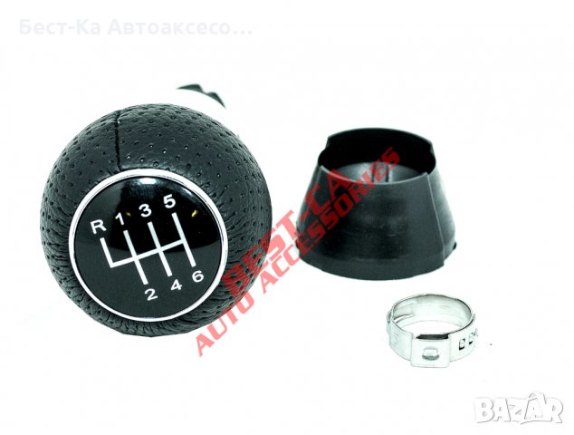 Топка скоростен лост Ауди Audi S-line 6 скорости перфорирана кожа, снимка 1