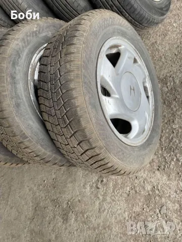 Два комплекта джанти с летни/зимни гуми // Honda 14" 4x100mm, снимка 6 - Гуми и джанти - 49563747