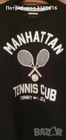 Ватирана мъжка блуза Tommy Hilfiger 100% оригинална, снимка 2 - Блузи - 52654825