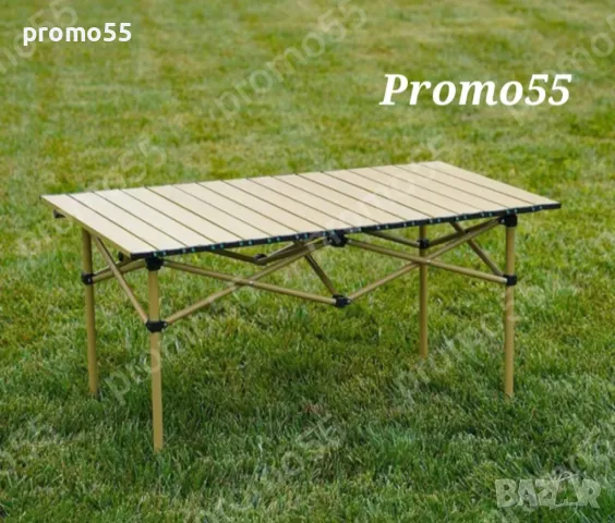 Туристическа сгъваема маса в сак 120х55х50см., снимка 11 - Къмпинг мебели - 49261857