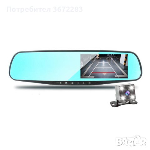 Видеорегистратор тип огледало за задно виждане, снимка 3 - Аксесоари и консумативи - 42826730