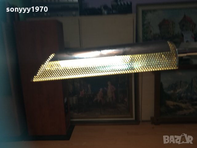 поръчана-gold & inox настолна масивна лампа-внос швеицария, снимка 13 - Настолни лампи - 30151609