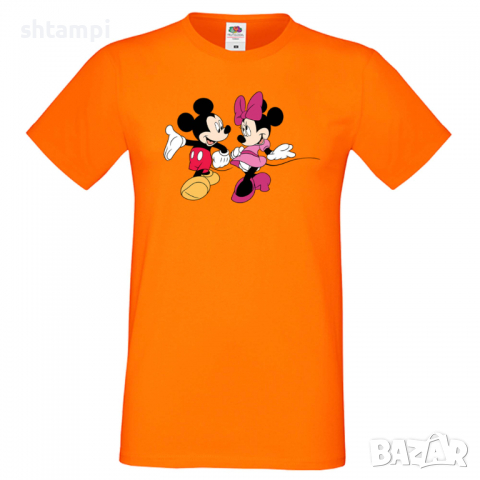 Мъжка тениска ickey & Minnie 6 Подарък,Изненада,Рожден ден