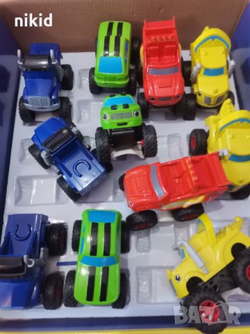 Blaze Monster Machines Пламъчко и Машините пластмасова фигурка кола количка играчка , снимка 2 - Коли, камиони, мотори, писти - 31087041
