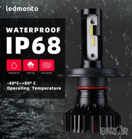 Лед Крушки H4 H7 H1 HB3 HB4 Seoul Y19 chip led крушки, снимка 5 - Аксесоари и консумативи - 30166596