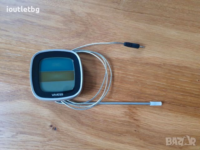 Vivess Дигитален термометър за месо с LCD дисплей, Германия, снимка 2 - Други - 39893594