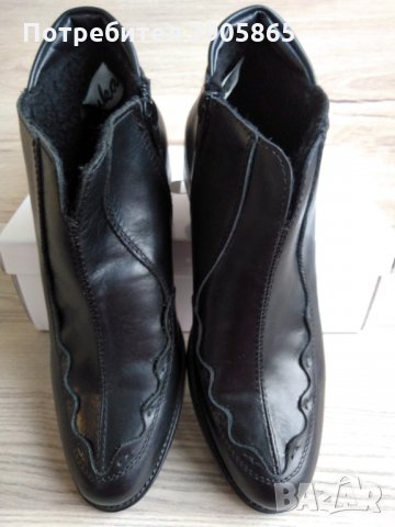 Нови кожени бълг. обувки с вата, снимка 4 - Дамски боти - 31555750