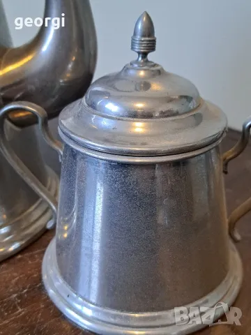 голям немски ретро чайник със захарница   17/3, снимка 7 - Антикварни и старинни предмети - 48995617