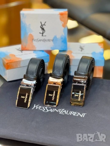 колани от естествена кожа в кутия guess prada louis vuitton ysl saint laurent celine , снимка 8 - Колани - 50669238