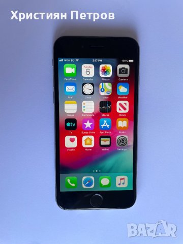 КАТО НОВ !!! iPhone 6 - Space Gray - 128GB - Отключен - НОВА БАТЕРИЯ !, снимка 3 - Apple iPhone - 39119693