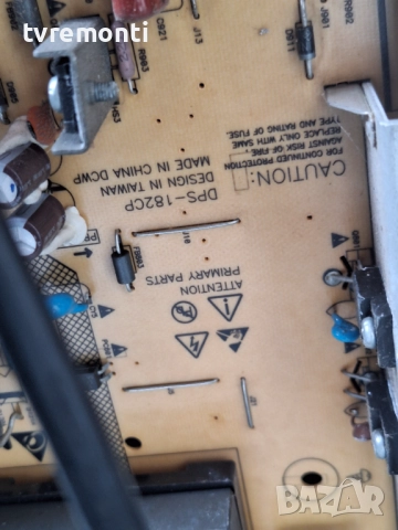 POWER SUPPLY DELTA DPS-182CP 3139 128 79461 ,за 32-инчов телевизор PHILIPS 32PFL7803D/10, с дисплей , снимка 2 - Части и Платки - 51651495