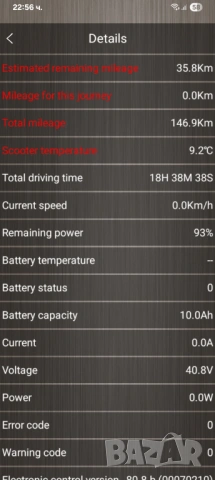 Електрическа Тротинетка – на 147 км, снимка 6 - Скейтборд, ховърборд, уейвборд - 54347126