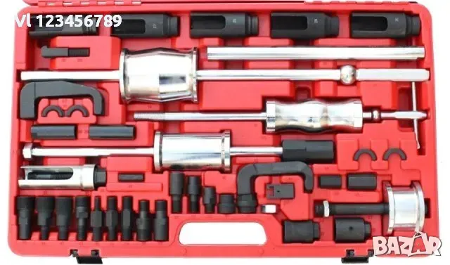 К-т обратен чук за вадене на дюзи инжектори 40 части, снимка 3 - Други инструменти - 49249981