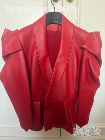 кожено яке, снимка 6 - Якета - 54074308