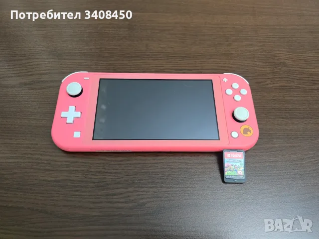 Nintendo Switch Lite Coral (Animal Crossing Edition) + Игра Minecraft