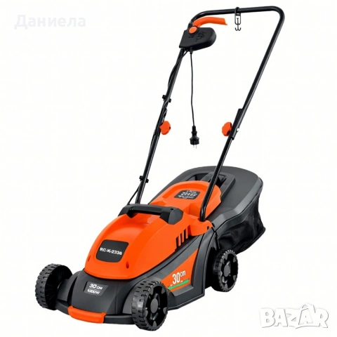 Електрическа градинска косачка 1000W с кош 35L, снимка 2 - Градинска техника - 53947042