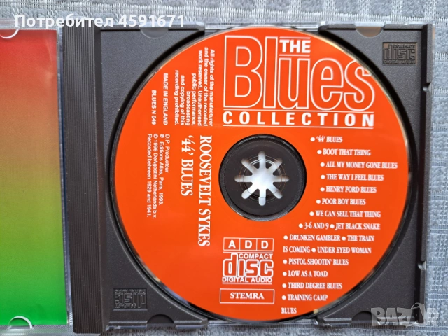 Roosevelt Sykes – "44" Blues, снимка 2 - CD дискове - 53110729