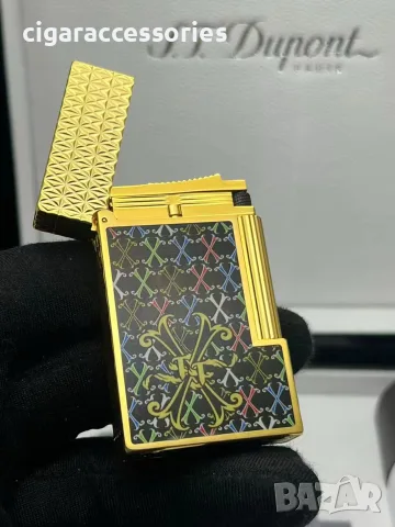 Запалка S.T. Dupont Ligne 2 Fuente – пълен комплект, като нова, снимка 3 - Запалки - 55930301