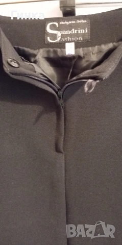 Дамска черна пола от стреч , снимка 6 - Поли - 54312770