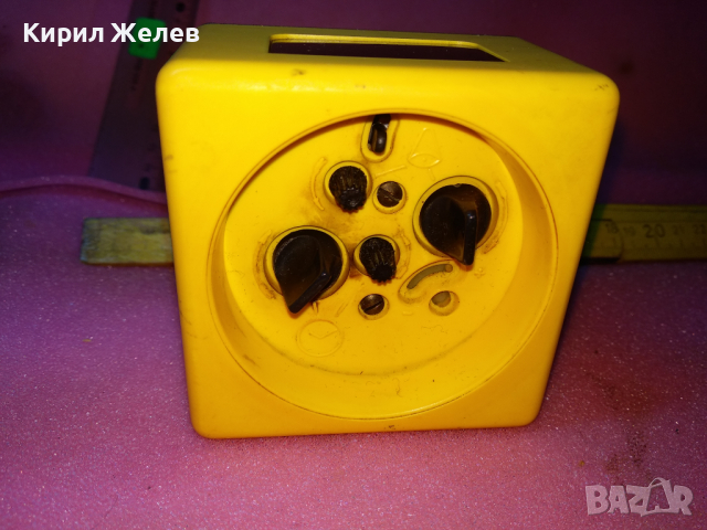 SLAVA MADE in USSR Стар КОЛЕКЦИОНЕРСКИ РУСКИ БУДИЛНИК МЕХАНИЧЕН НАСТОЛЕН ЧАСОВНИК СЛАВА СССР 43576, снимка 6 - Антикварни и старинни предмети - 44548898