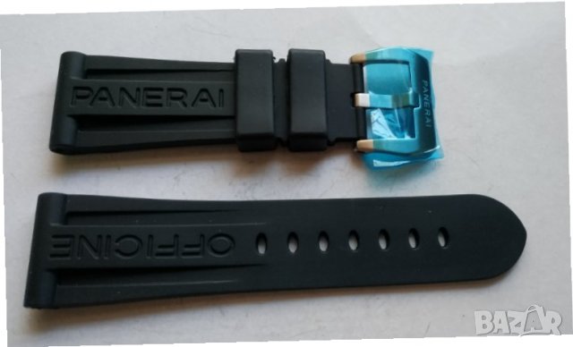  Силиконова каишка PANERAI-24 и 26мм, снимка 2 - Каишки за часовници - 30053675