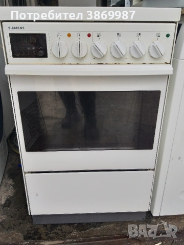 Печка със керамични котлони и вентилатор Siemens , снимка 4 - Печки, фурни - 53925763