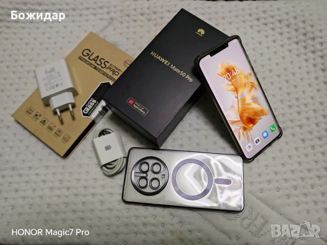 Huawei Mate 50 Pro 256GB – като нов, пълен комплект. Може и бартер!!!